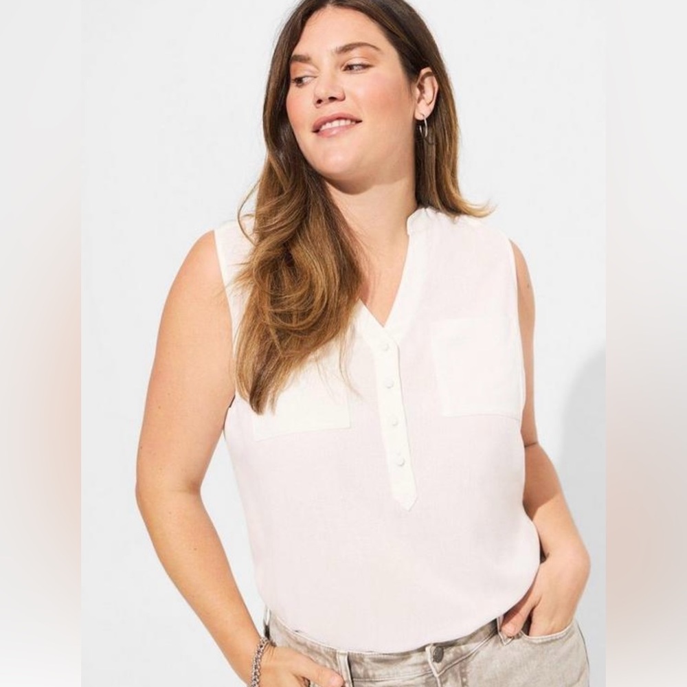 NWT Torrid Harper Linen Tank size 3